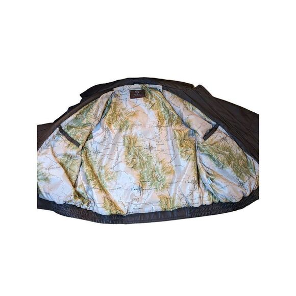 NWOT Handyman leather bomber jacket.vintage - Picture 5 of 11